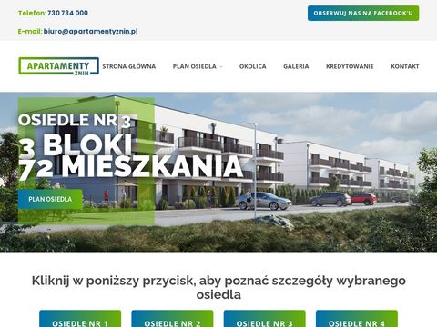 Apartamentyznin.pl - mieszkania na sprzedaż