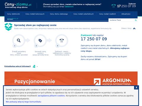 Ceny-zlomu.pl internetowy skup złomu