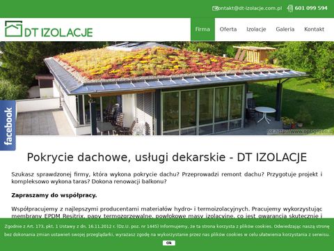 Dt-izolacje.com.pl - pokrycie dachowe
