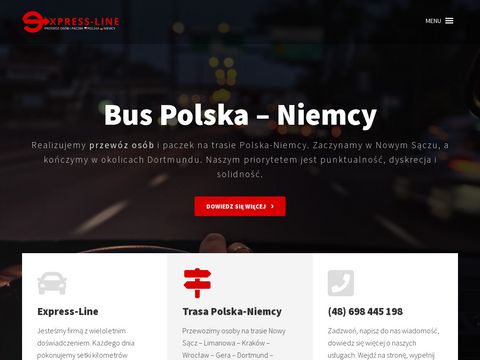ExpressLine - przewóz osób do Niemiec z Polski
