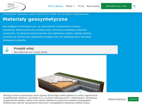 Fram-geo.pl stabilizacja podłoża mata antyerozyjna