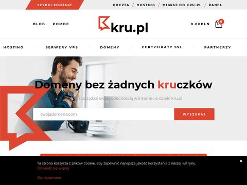 Kru.pl hosting Wordpress rejestracja domen