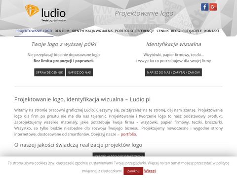 Ludio.pl projektowanie logo - pracownia kreatywna