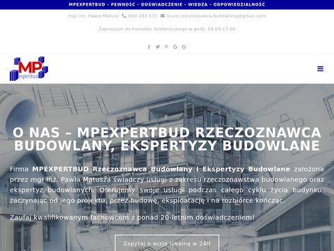 Mpexpertbud.pl - biegły rzeczoznawca budowlany