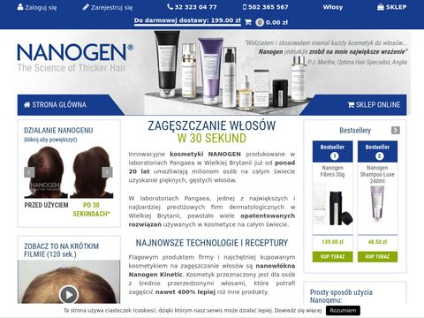 Nanogen.pl preparaty na porost włosów