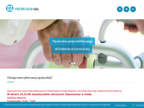 Wypozyczalnia-klika.pl sprzęt rehabilitacyjny