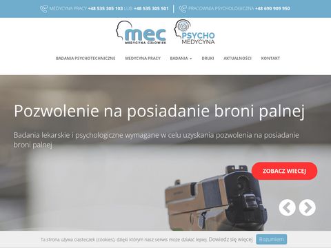 Psychomedycyna.pl testy na broń