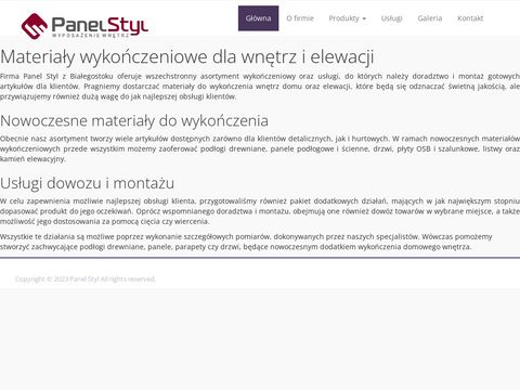 Panelstyl.com.pl podłogi drewniane