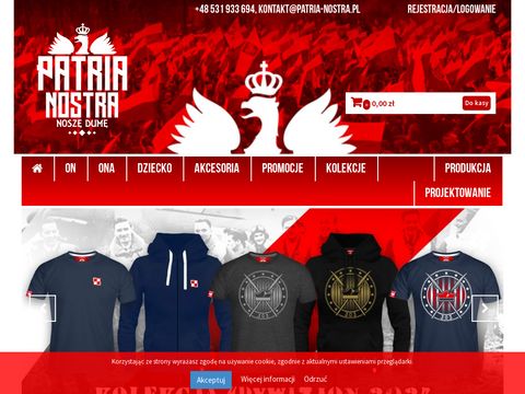 Patria-nostra.pl sklep z odzieżą patriotyczną