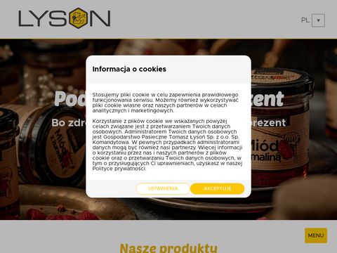 Pasiekalyson.pl produkty z miodu
