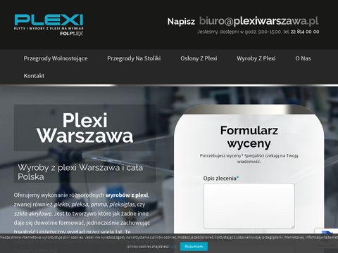 Plexiwarszawa.pl wyroby reklamowe