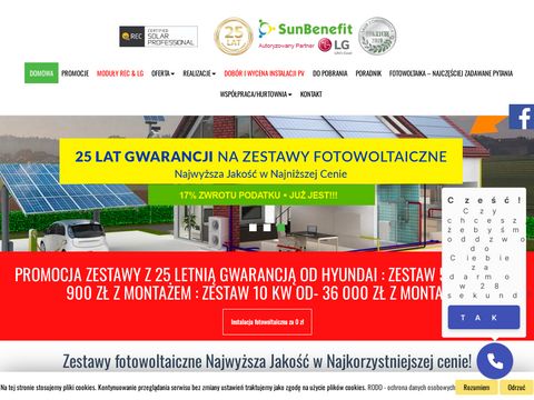 Sunbenefit.pl instalacje fotowoltaiczne śląsk