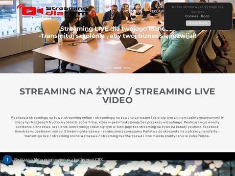 Streamingdlafirm.pl live Warszawa