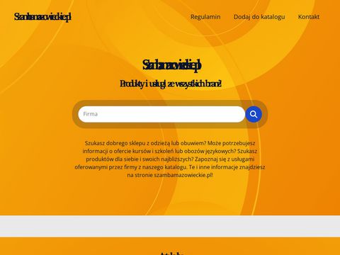 Szambamazowieckie.pl szambo betonowe